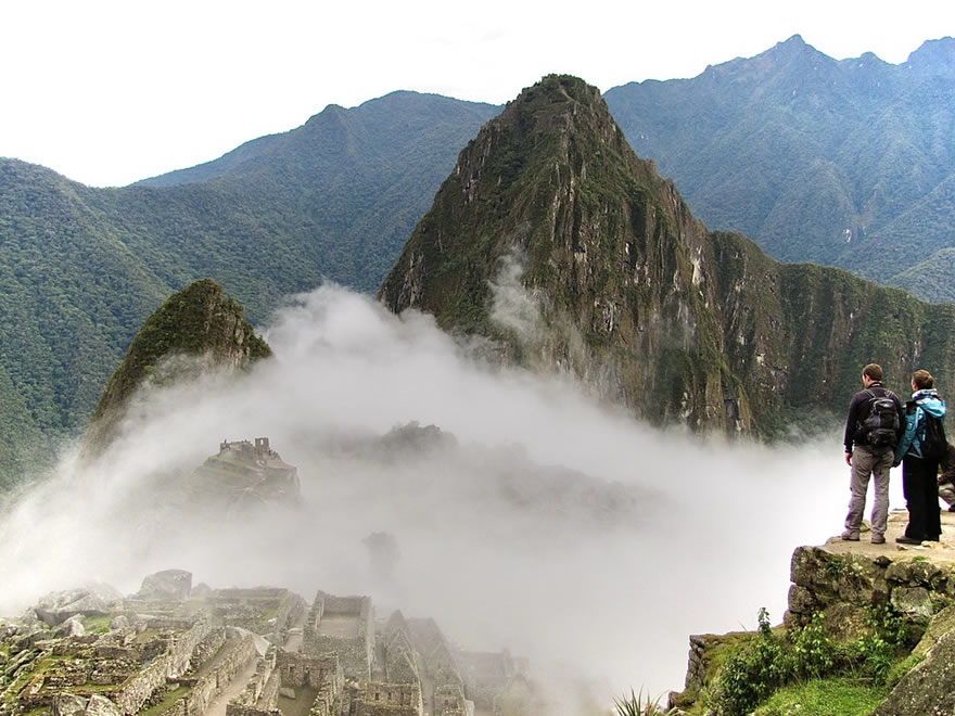 Beste Reisezeit Machu Picchu - Nebel im Januar, Februar, März, November, Dezember