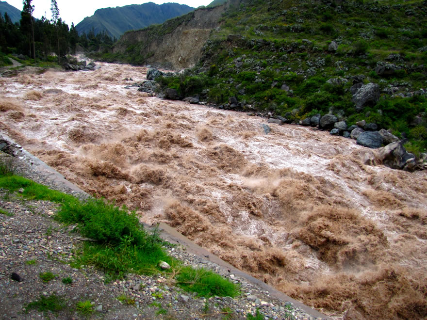 Machu Picchu Hochwasser im März