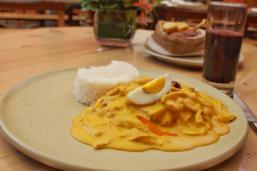 Aji de Gallina - Essen in Peru