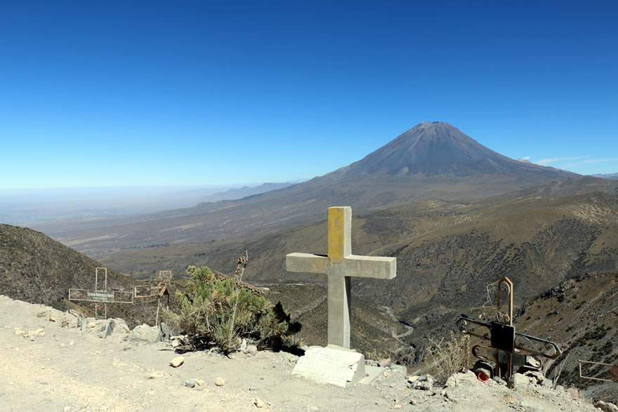 Blick auf den Vulkan Misti bei Arequipa