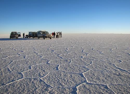 Beste Reisezeit für Bolivien und den Salzsee Salar de Uyuni.