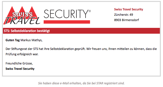 Reisegarantie für SuedamerikaReisen.com 2019