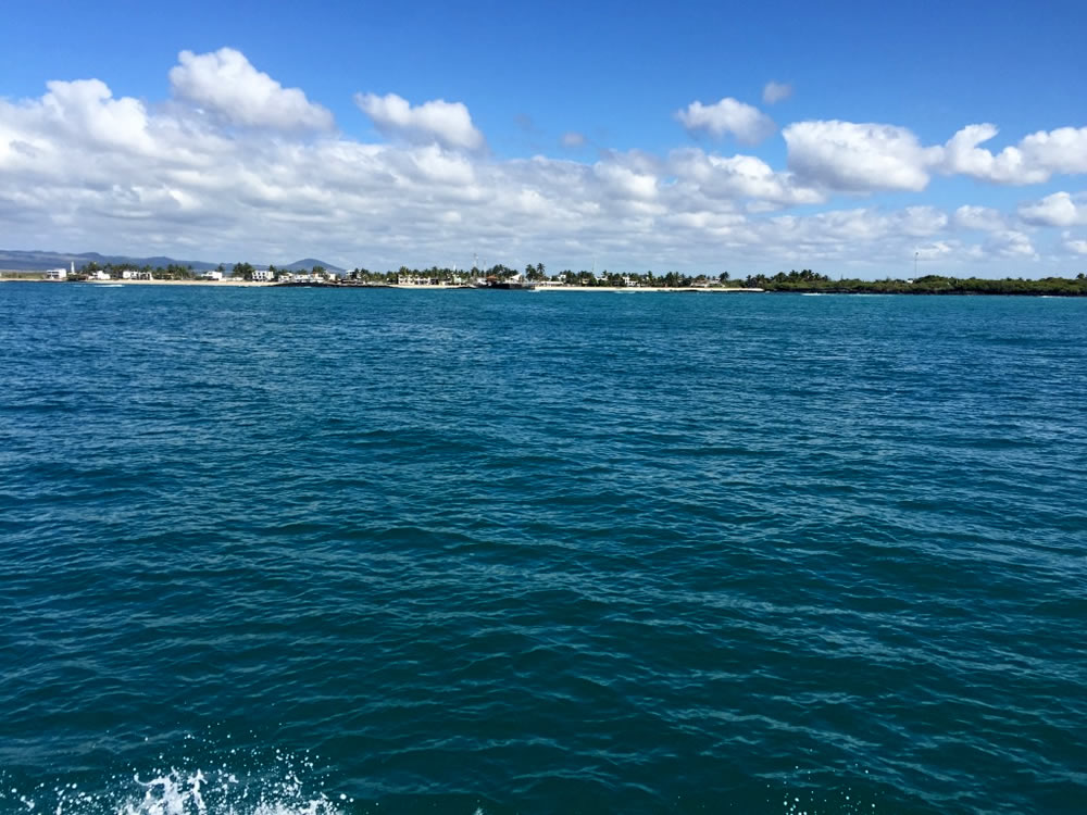 Ankunft auf der Galapagos-Insel Isabela