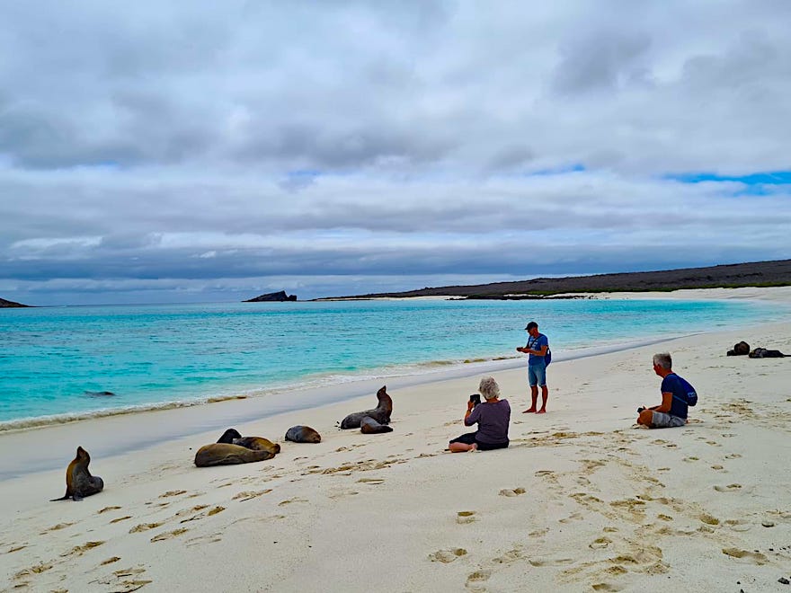 Galapagos Kreuzfahrt während Corona - Fiebermessen