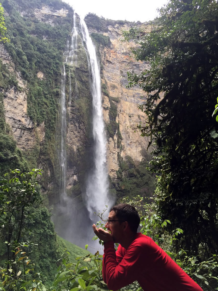 Gocta Wasserfall in Nordperu bei Cocachimba