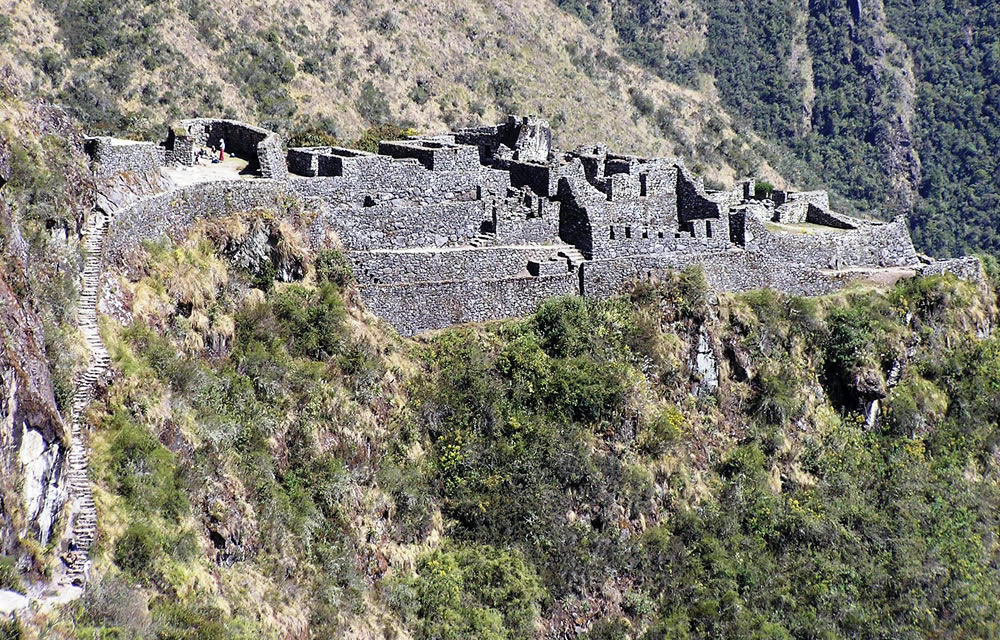Inka Trail - Ruinen von Sayakmarca.