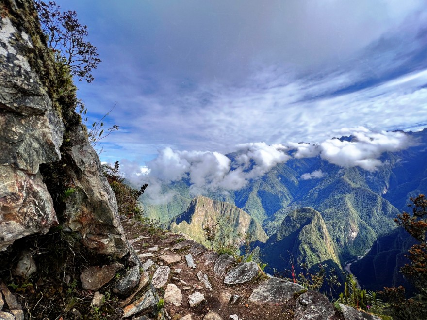 Wanderung auf den Berg Machu Picchu