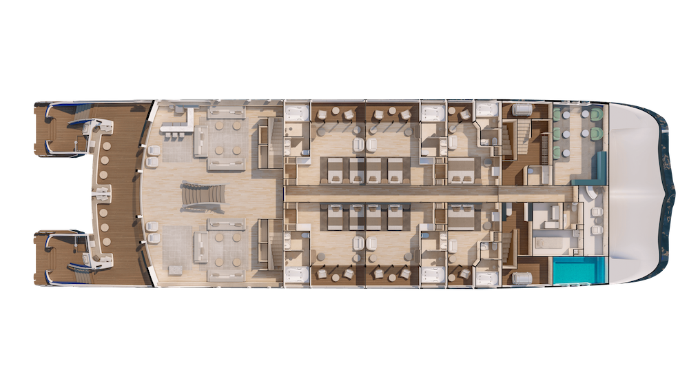 Hauptdeck Hermes Galapagos