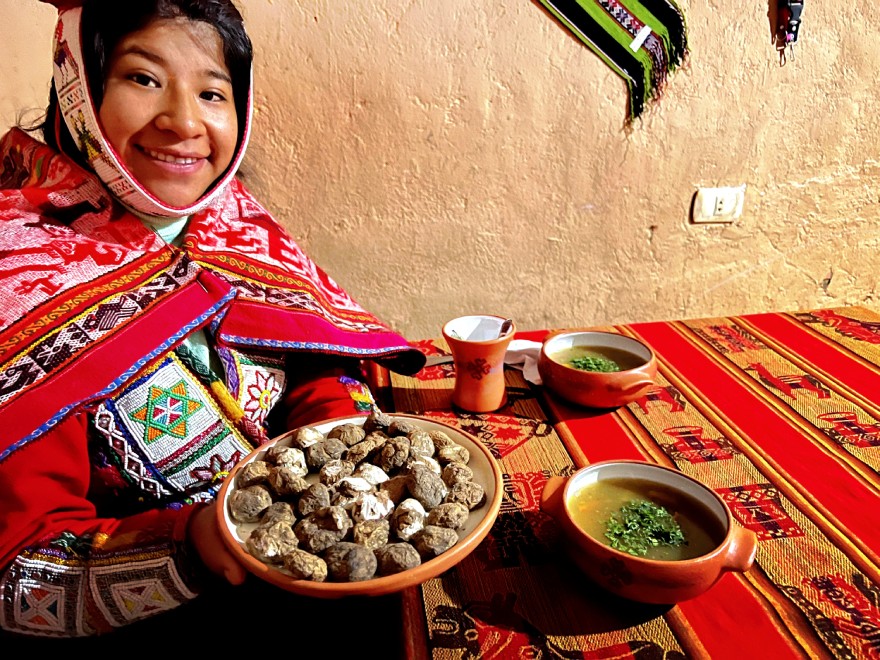 Chuño - Typisches Essen aus Peru