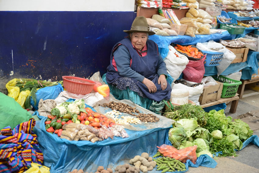 Markt im heiligen Tal der Inkas