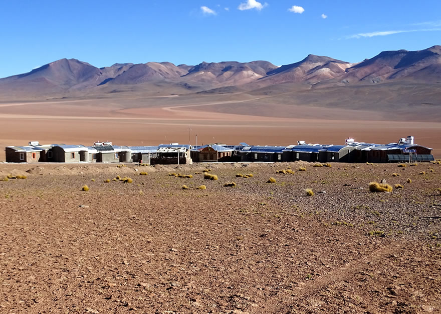 Siloli Wüste Hotel Tayka Uyuni Bolivien