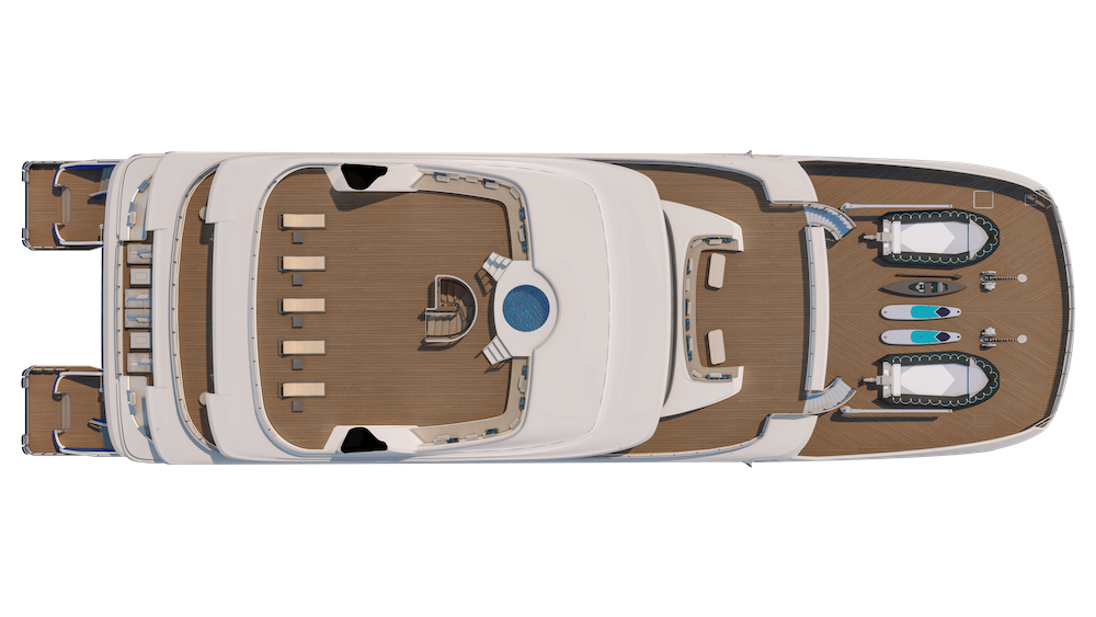 Sonnendeck der Hermes