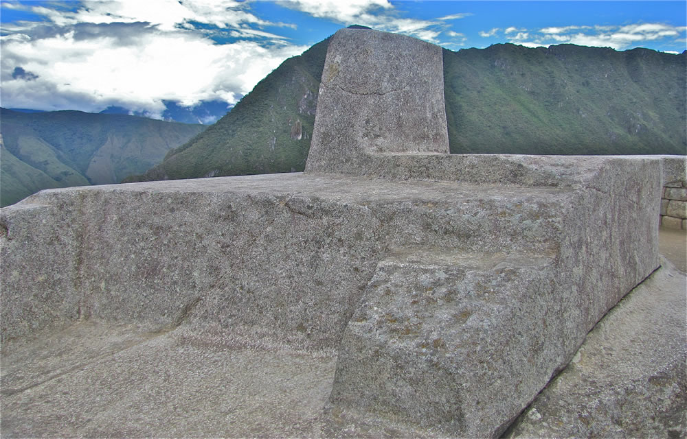 Sonnenuhr von Machu Picchu