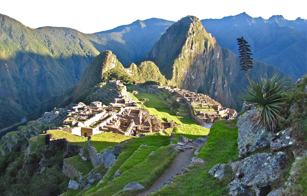 Machu Picchu beim Sonnenaufgang