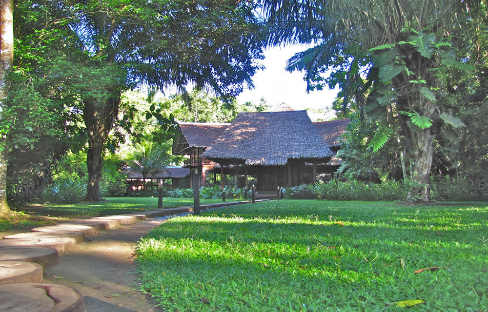 Haupthaus der Reserva Amazonica